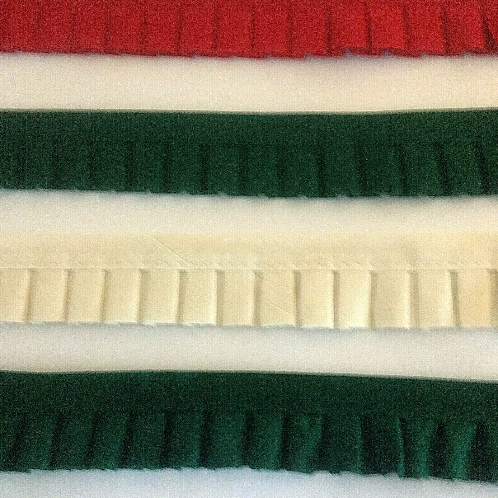 BOX PLEAT - TRIM FABRIC WITH ATTACHED BIAS TAPE TOP  4 1/2 YARDS