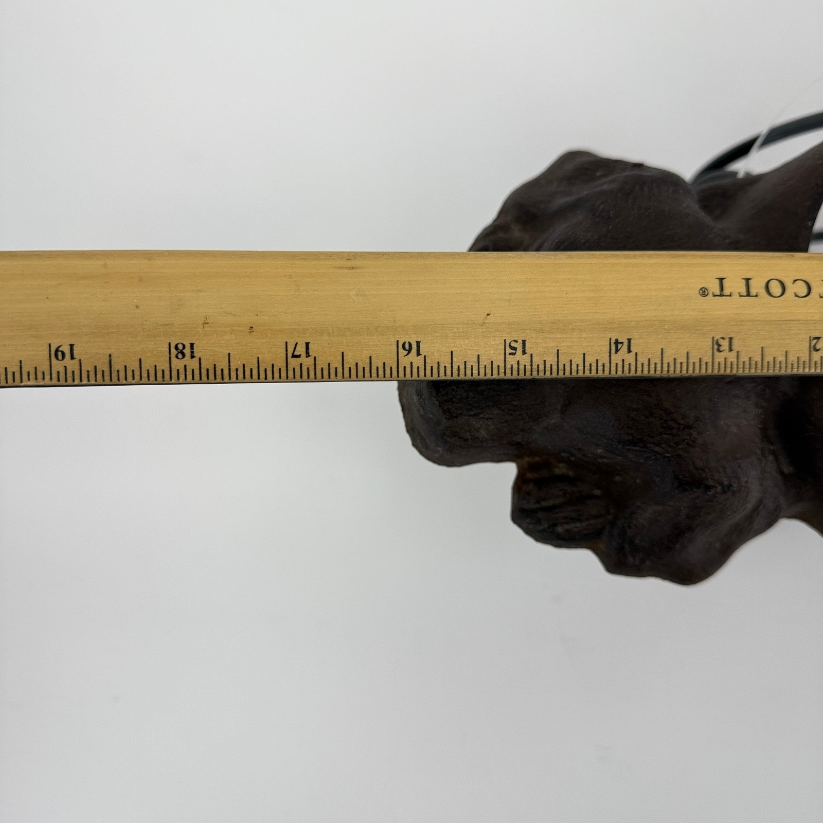 Vintage Cast Iron Dog Feeder Plant Holder Home Garden Cast Iron Sculpture Boho