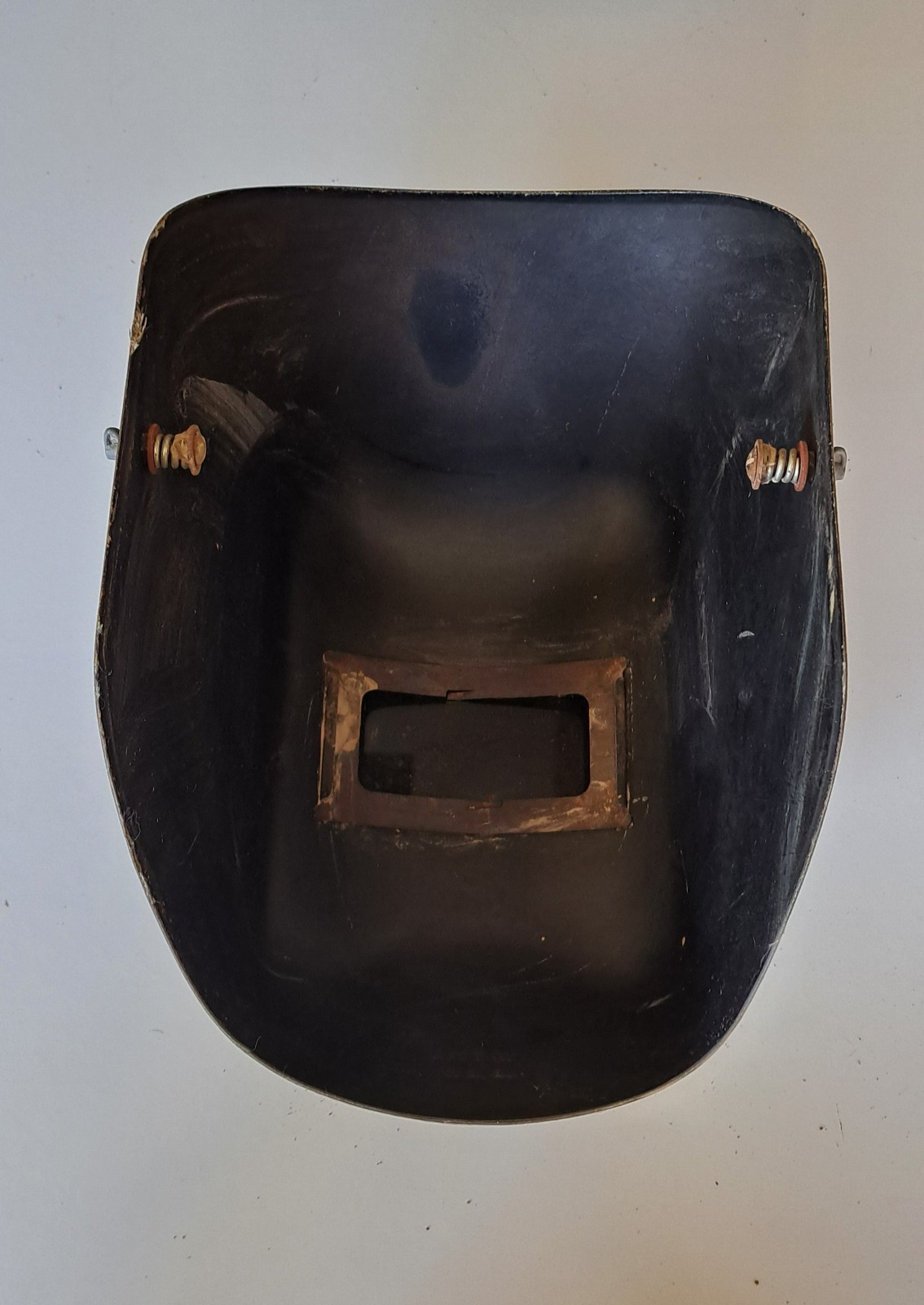 Lot Of (3), (2) Fiberglass, (1) Vulcanized Fiber?? Welding Helmets