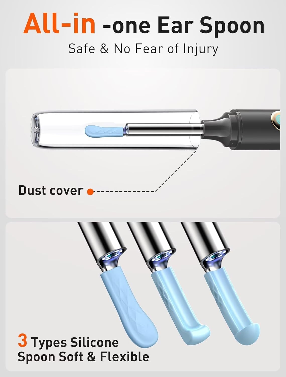 Ear Wax Removal Tool Camera - Ear Cleaner with 1080P HD Camera, FSA HSA Store El