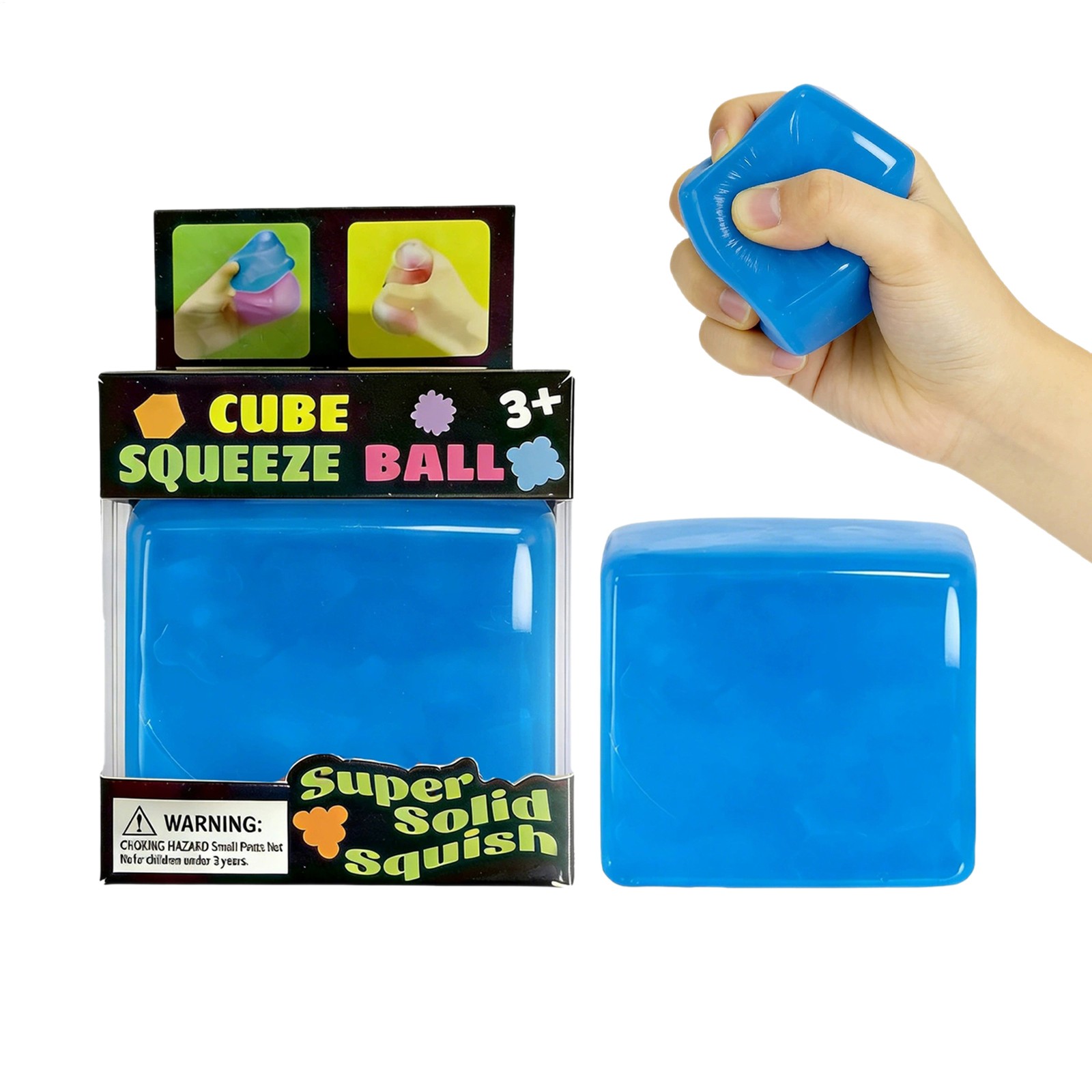 Schylling NeeDoh Nice Cube - Sensory Toy with Super Solid Squish