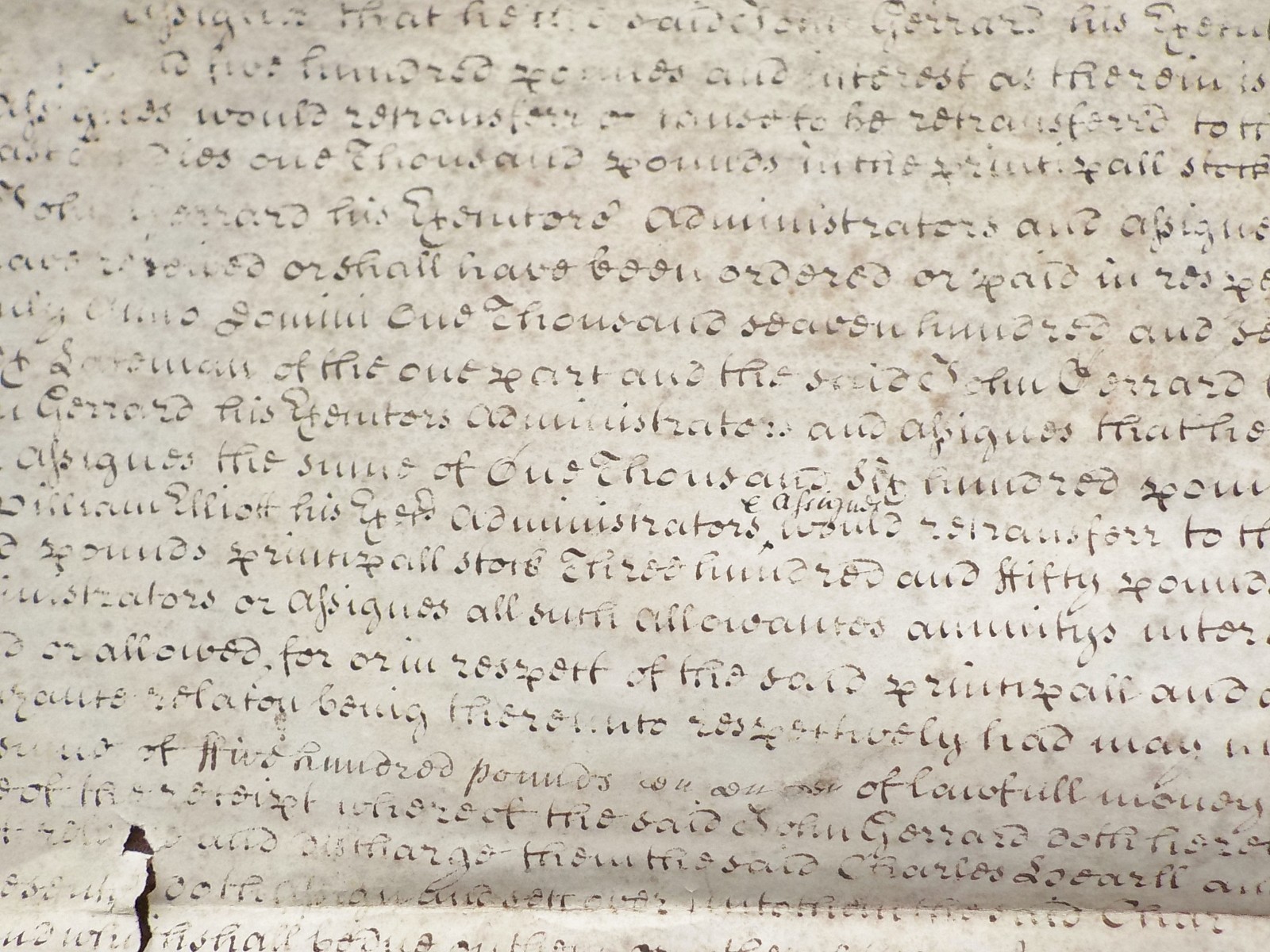 1709 London Covent Garden Drury Lane Vellum Deed Indenture + extra Document