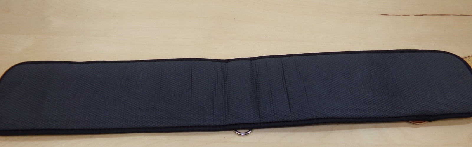 Tough 1 Waffle Weave Neoprene Western Girth 30" Flat Steel Hardware Black NWT