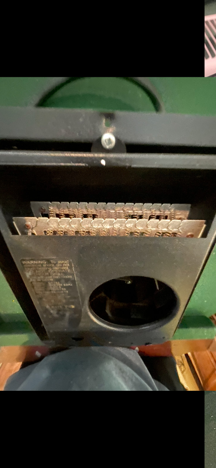 CADET CS102 WALL HEATER FAN-FORCE 240/208 VOLT, 1,000/750 WATT