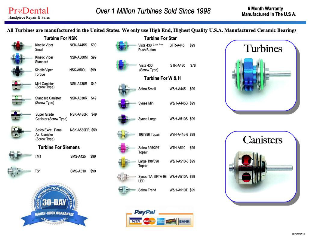 Bur Wrench For MIDWEST Quiet-Air Screw Type Dental Highspeed Handpieces