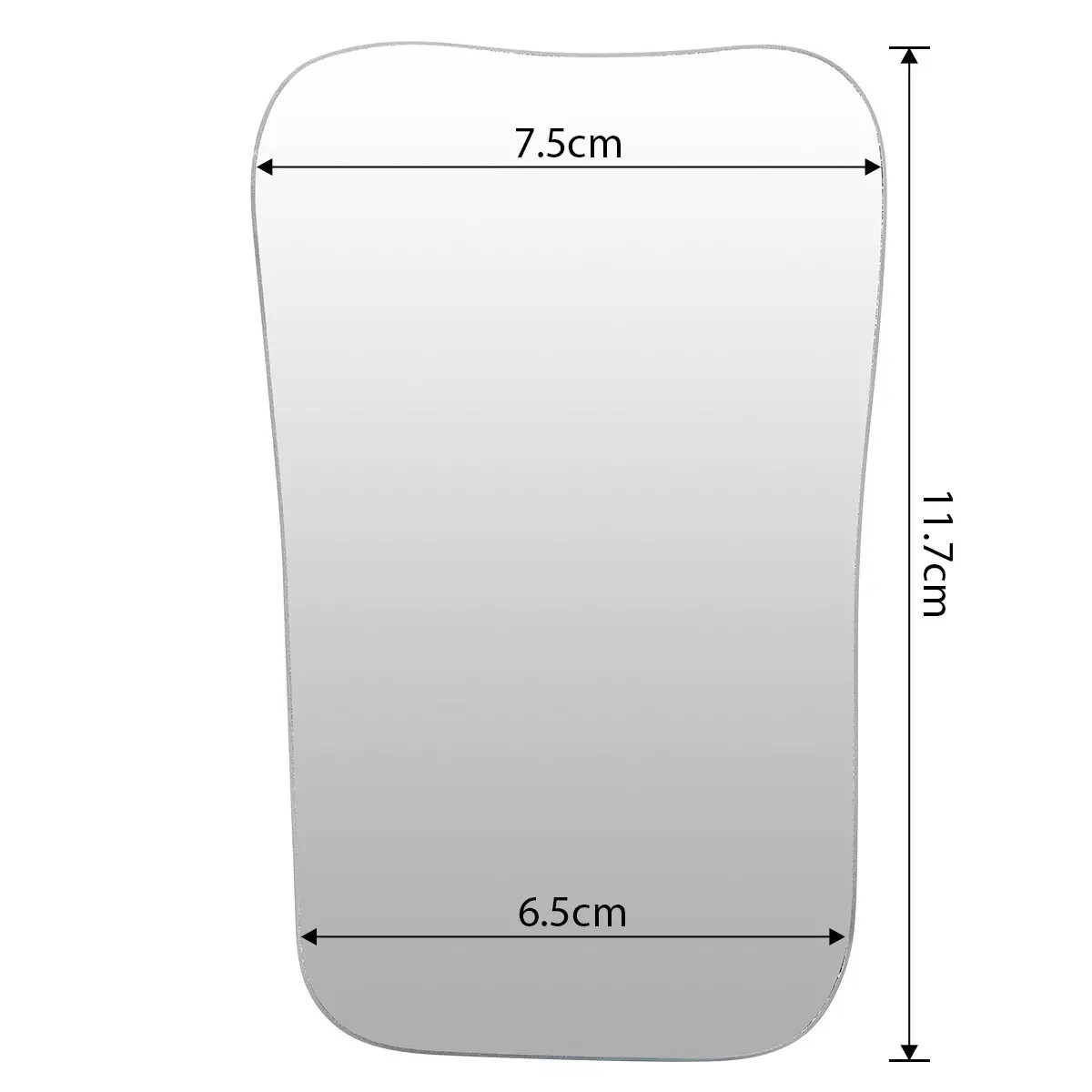 5/ Dental Orthodontic Mirror Photography Double-Sided Mirrors Glass Reflectors
