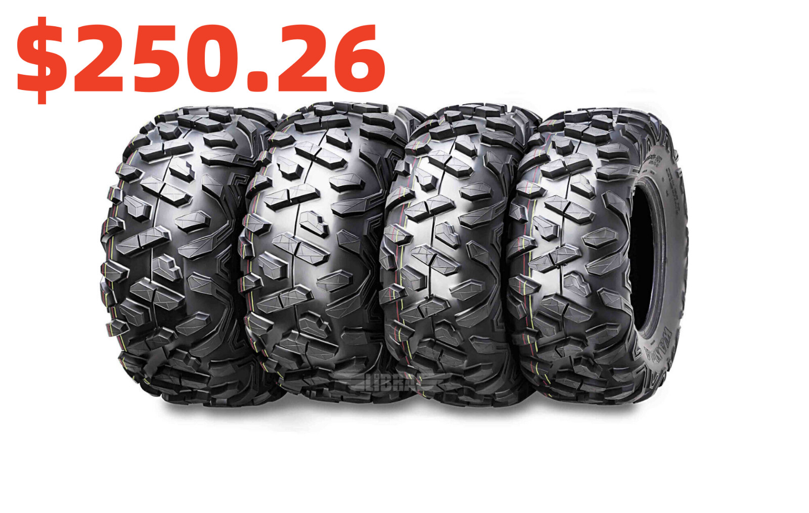 Set 4 WANDA 25x8-12 ATV Tires 25" 25x8x12 25x10-12 25x10x12 6ply BIG HORN Style