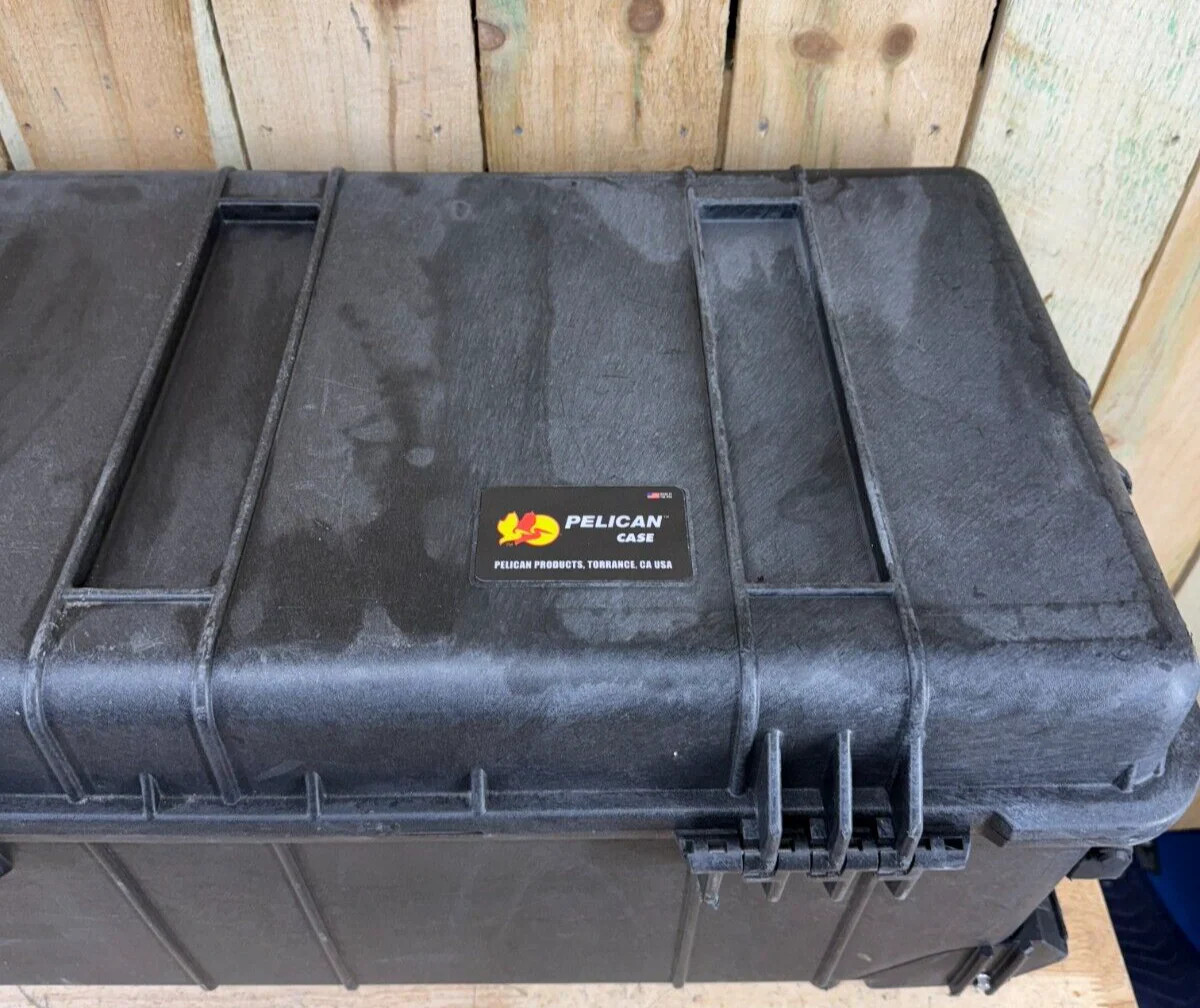 Pelican 1740 Protector Case Black Waterproof Good Condition B/C
