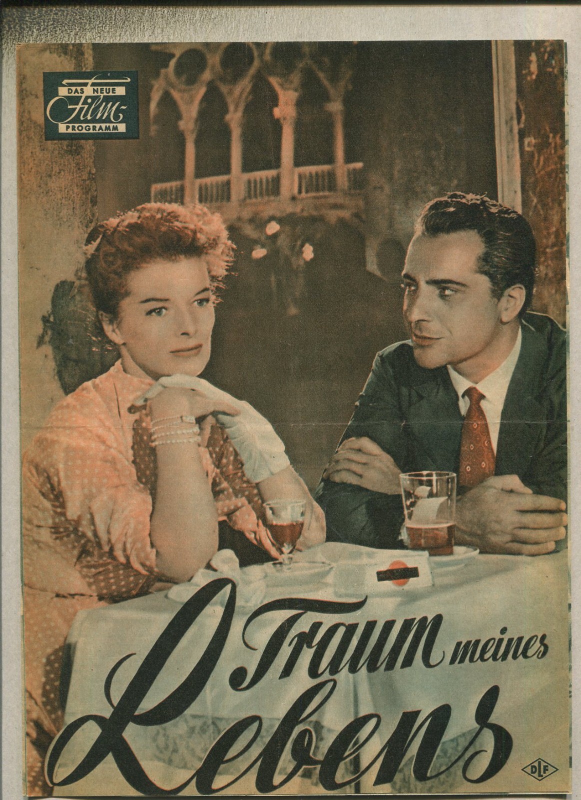 Summertime 1955 Katherine Hepburn ORIGINAL VINTAGE GERMAN FILM PROGRAM