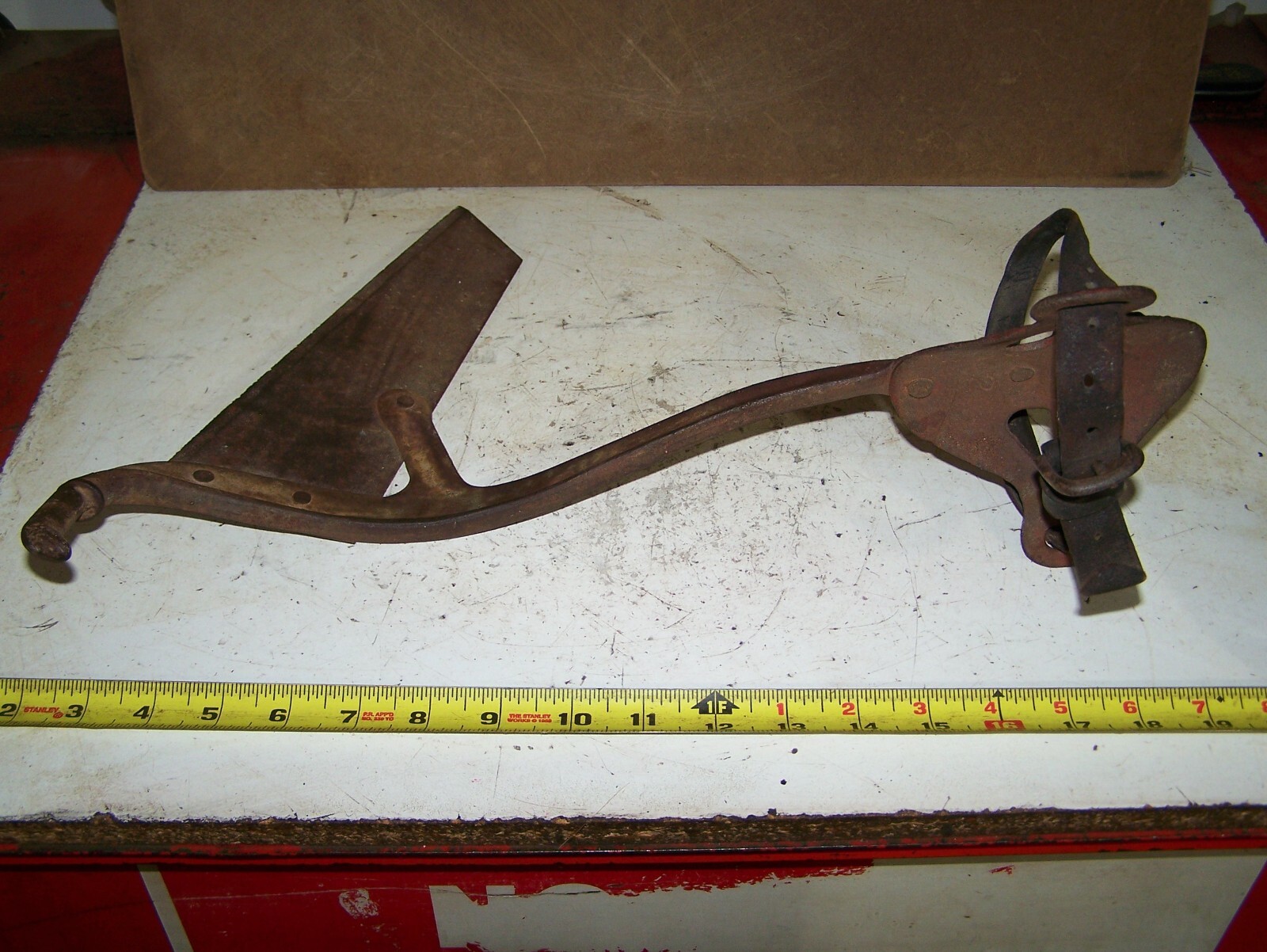 IZ MERRIAM Leg Type CORN CUTTER Cane Sorghum Primitive 1872 Whitewater WI WOW!