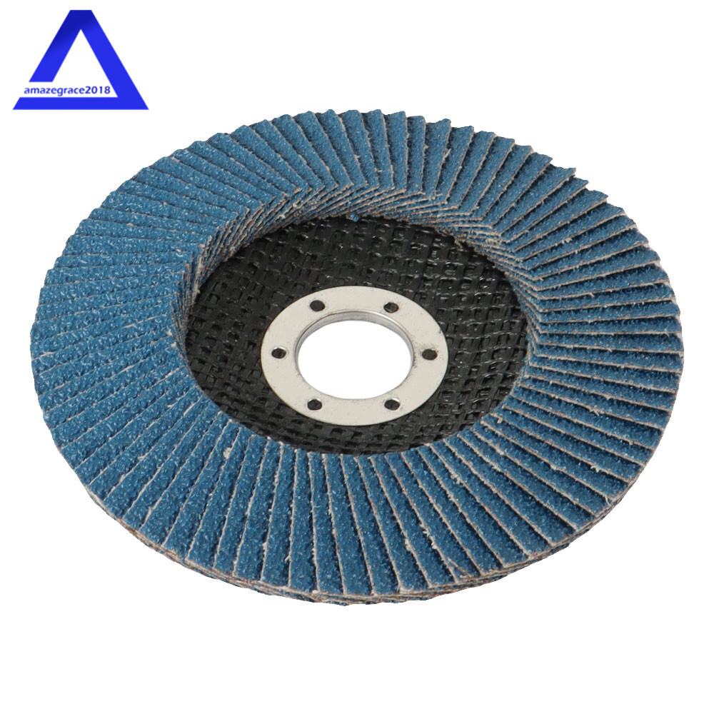 10×Premium Zirconia Flap Disc / Wheel Angle Grinder Sanding Disk 5" 125mm 40Grit
