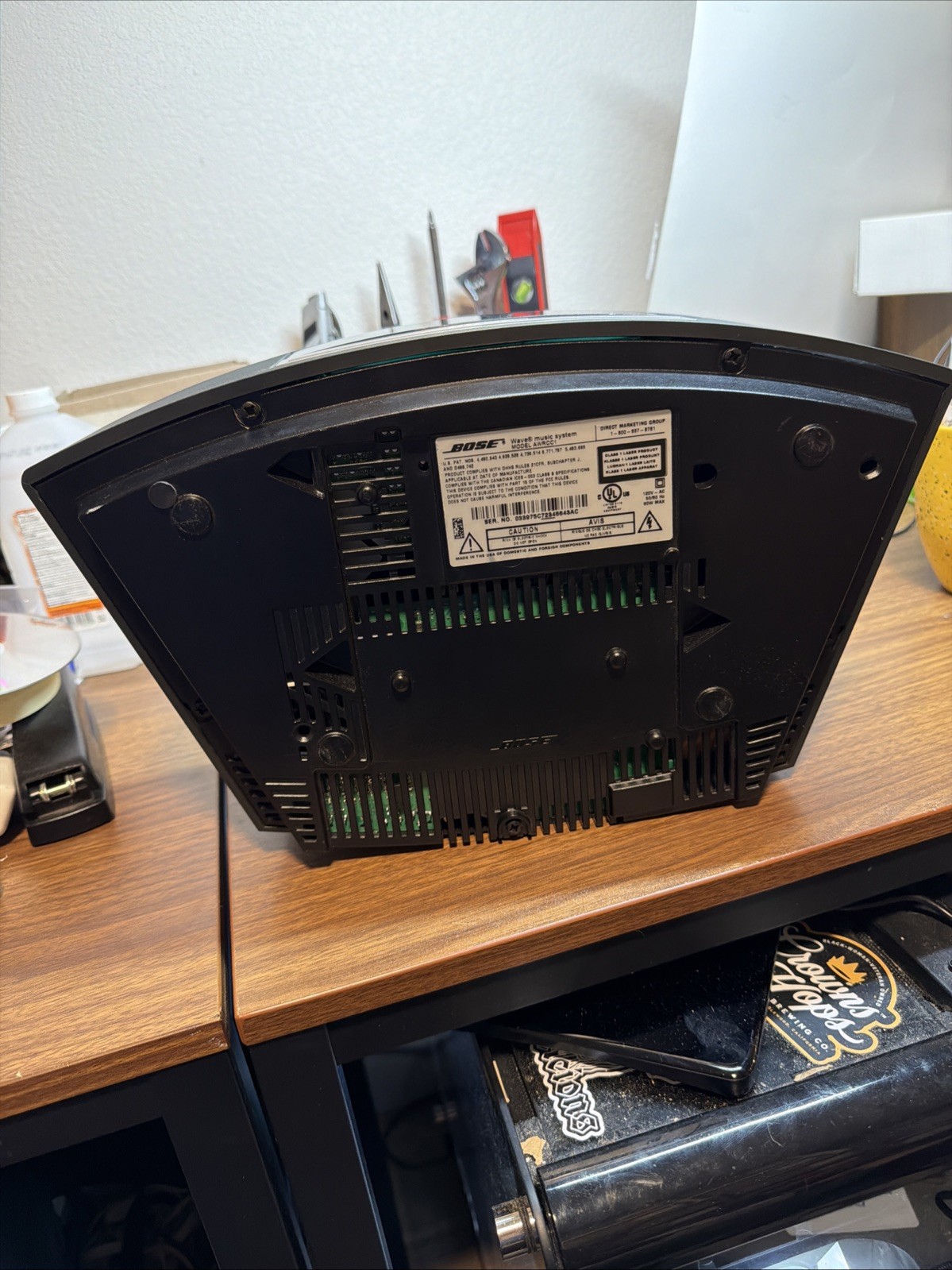 Bose Wave Music System AM/FM CD Player Clock Radio No Remote Fully Tested awrcc1