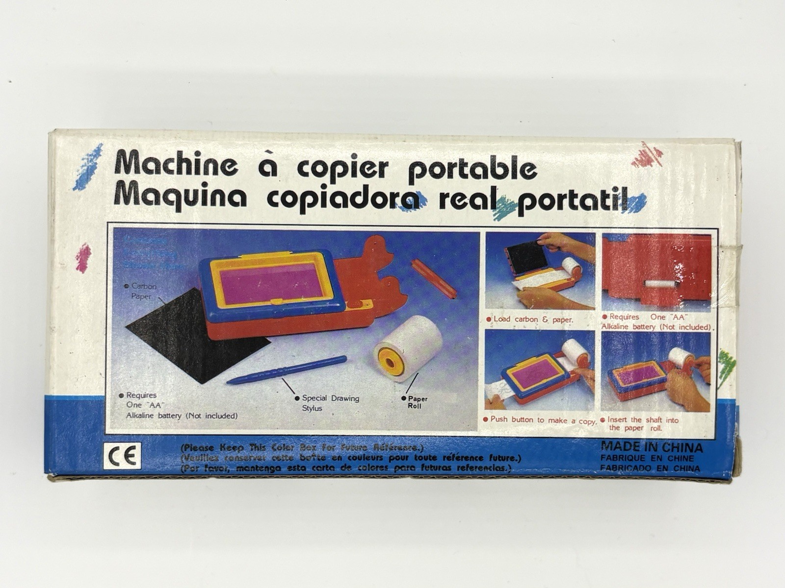 Vintage My Portable Copier NOS New 1980s 1990s NIB Drawing Toy