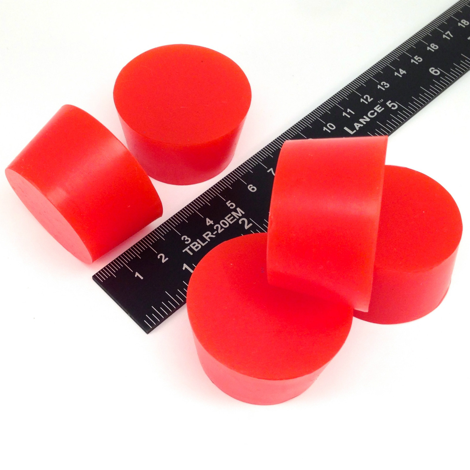 High Temp Masking Supply 1.468" x 1.750" STP9 Silicone Rubber Plugs - 5 Pack