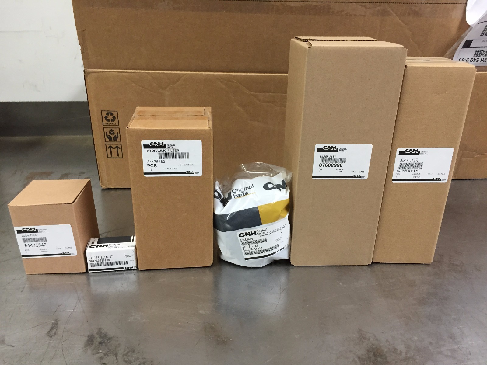 New Holland Tractor Filter Set for TC25D, TC27D, TC29D, TC29DA TC30 TC33D TC33DA