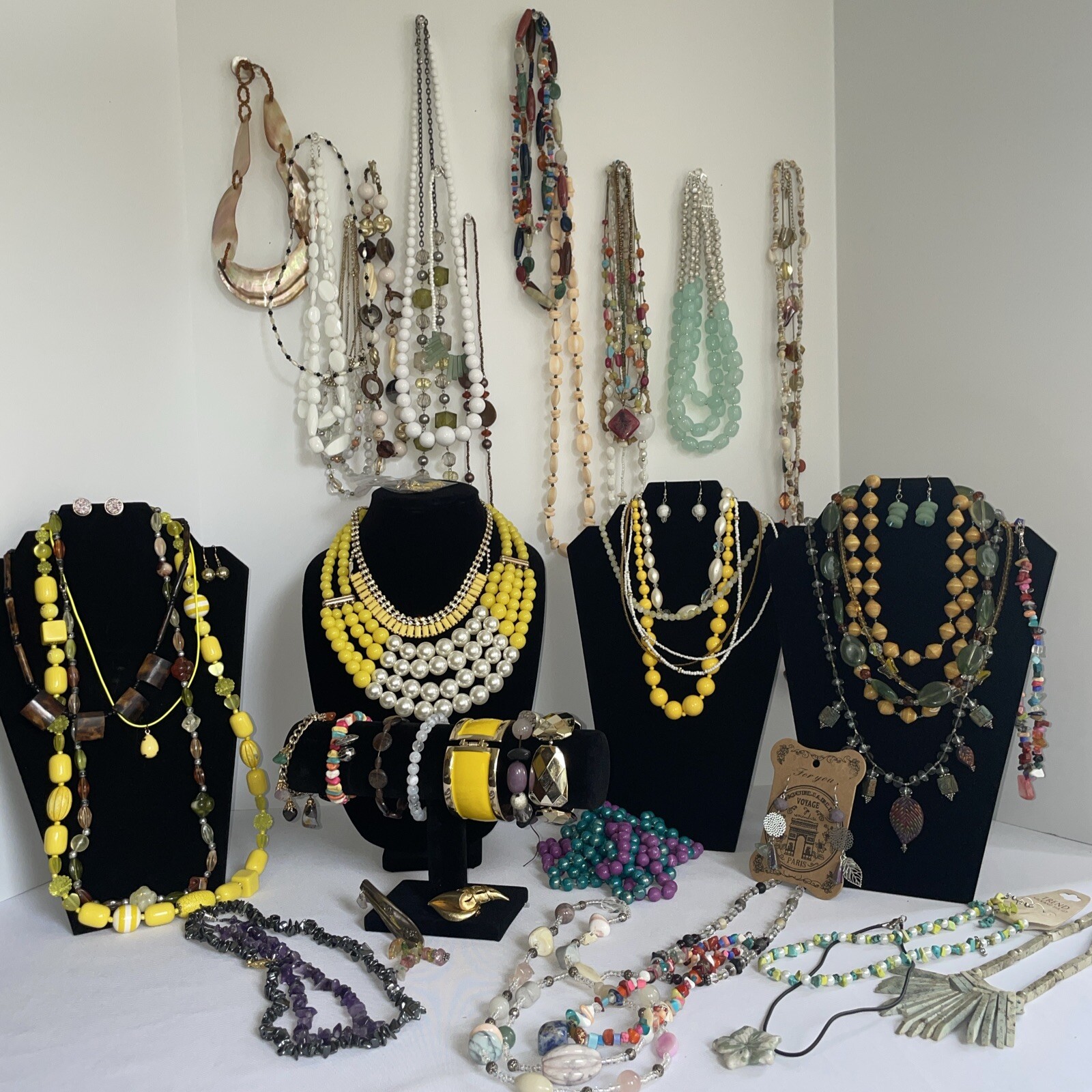 Mystery Vintage- Now 1/2 Pound All Wearable Jewelry Lot Some Signed, A Few 925