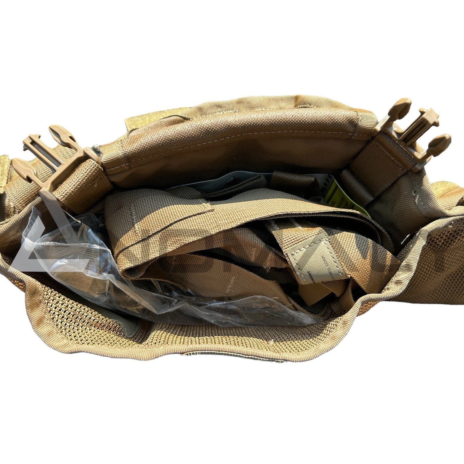 USMC Chest Rig, Tactical Assault Panel TAP Vest Ibiley W/ Repair Kit, Coyote NEW