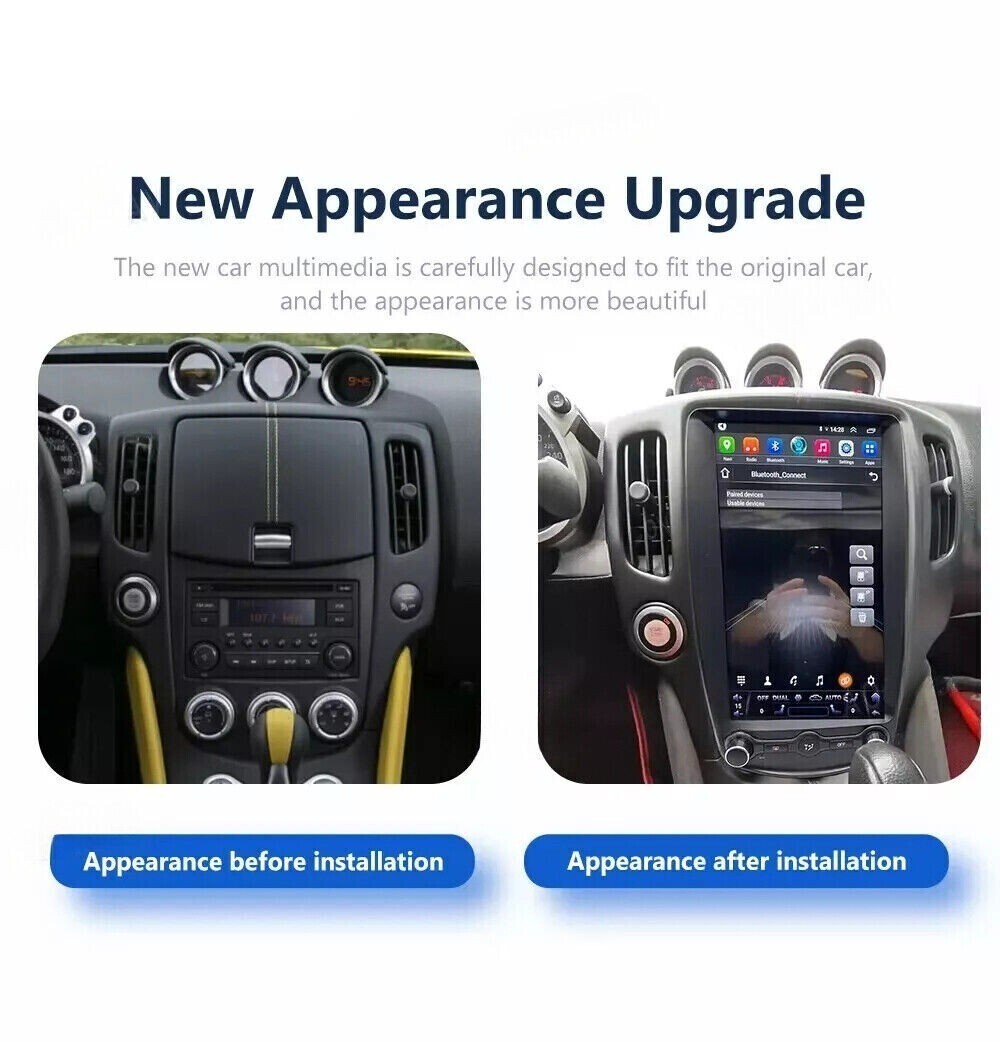 NEW 13.6'' Car Stereo Radio Android Navigation 2+32GB For 2008-2019 Nissan 370Z