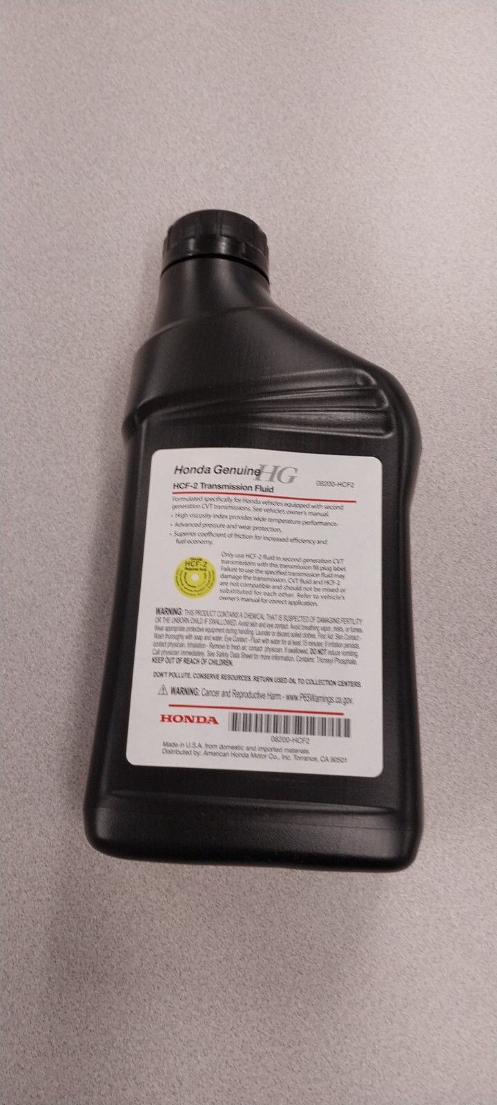 4 X Quarts Genuine Honda Oem HCF-2 Fluid W/Crush Gasket 08200-HCF2