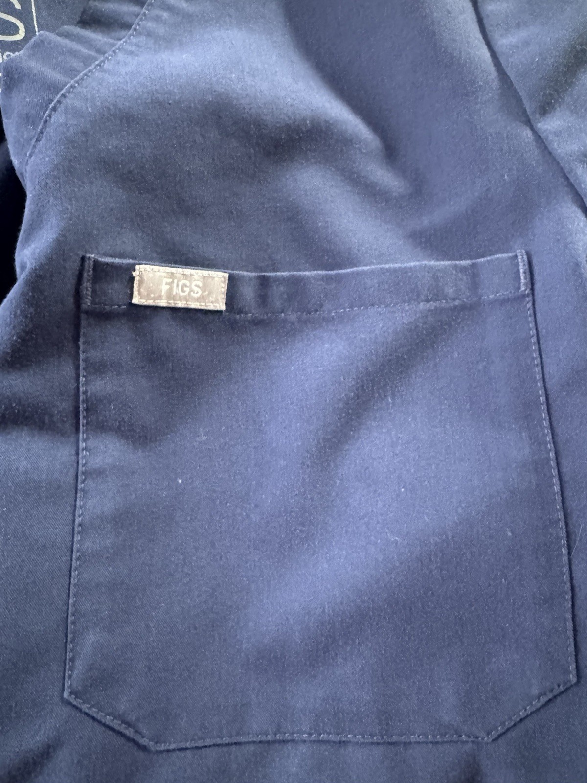 FIGS scrubs women set Blue Navy M Tech Collection Read