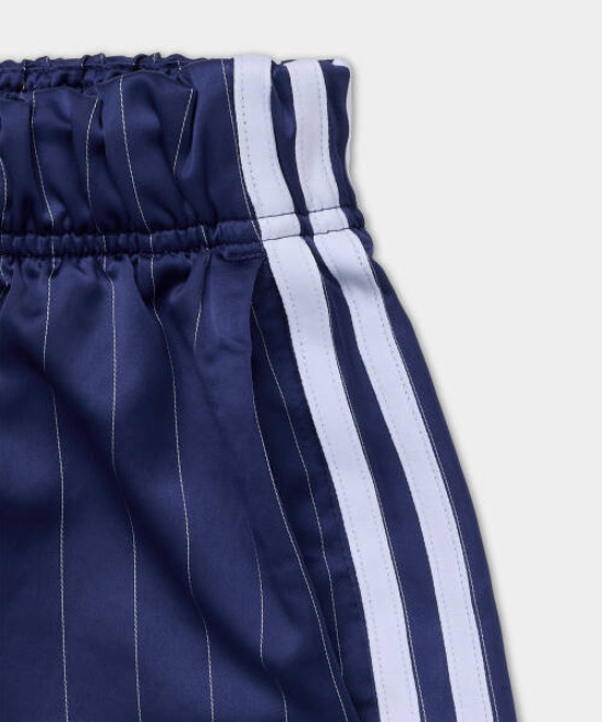 adidas Originals Pinstripe Satin Shorts KC4235 – Dark Blue