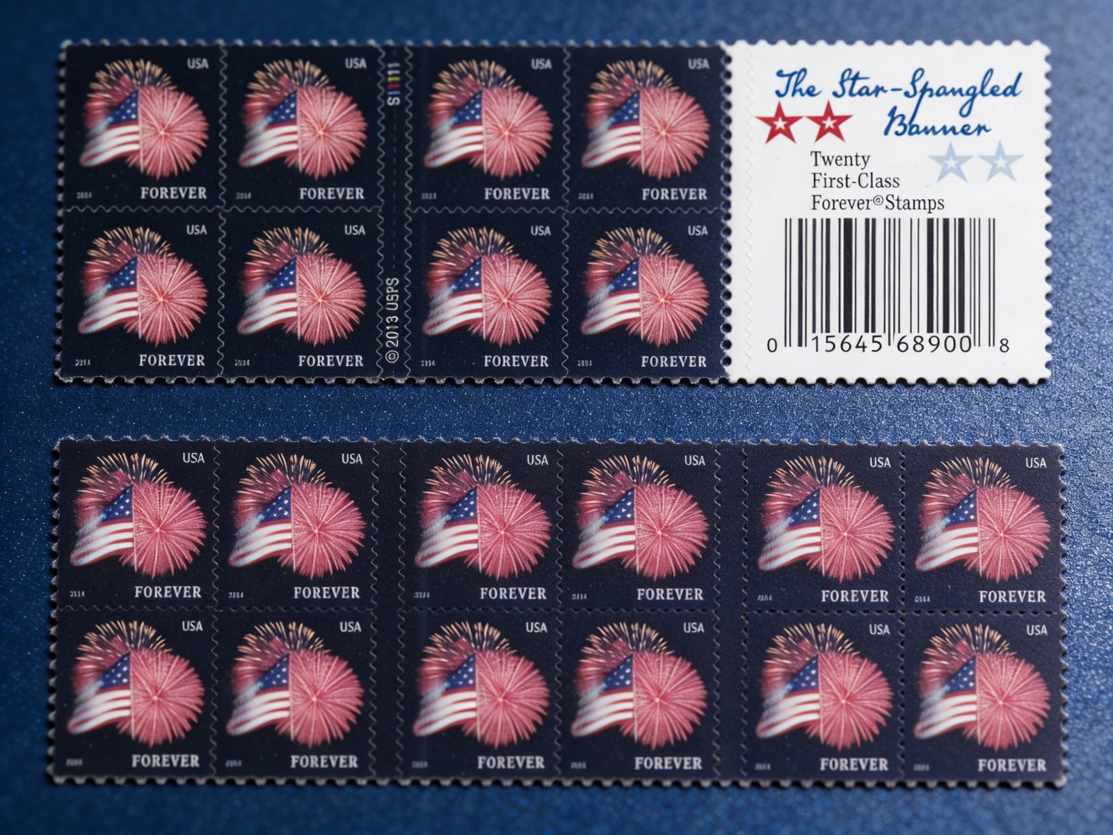 2019 Star-Spangled Banner Forever Stamps Scott #5390-5393 - 100 MNH