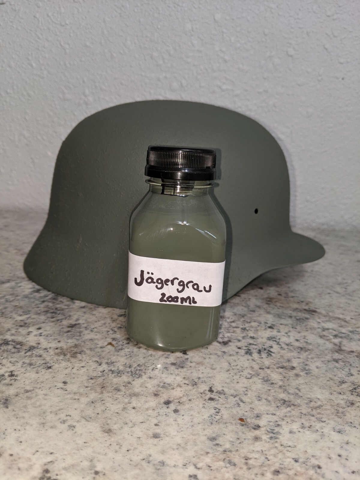 WW2 German Hunter Grey helmet paint Jagergrau 200ml