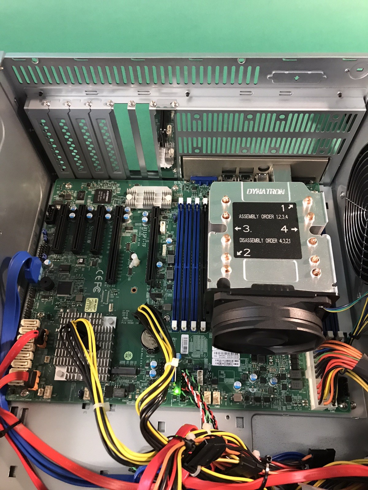 Supermicro X11SPi-TF system board motherboard + I/O Plate