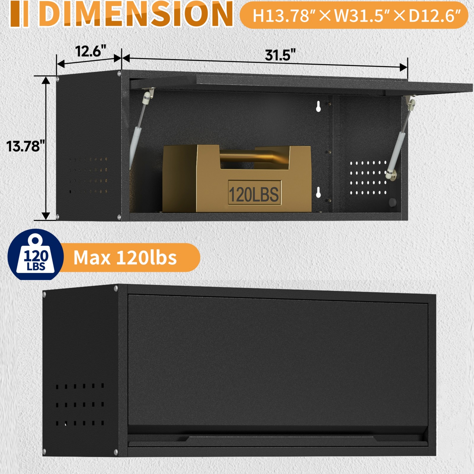 Garage Storage Cabinet System 8 Pc Workshop Set Mobile Workbench w/Tool Pegboard