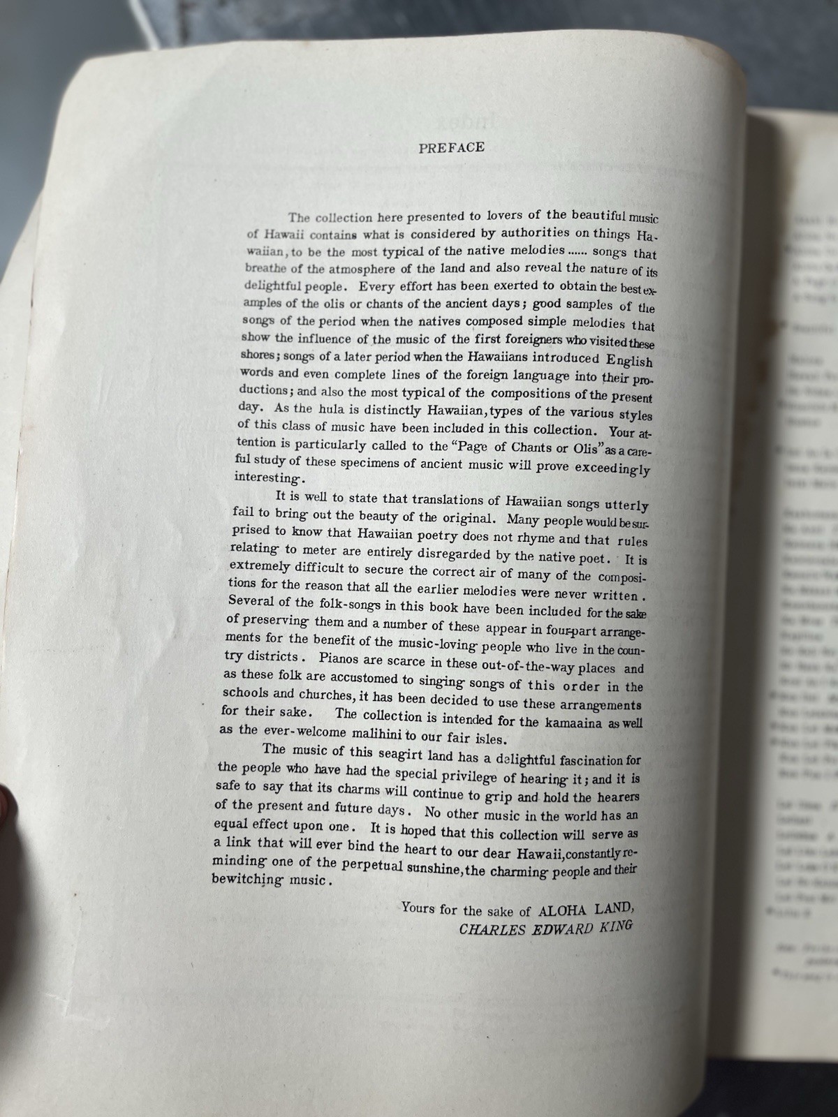 Vintage 1238 King's Book Of Hawaiian Melodies Sheet Music Charles E. King