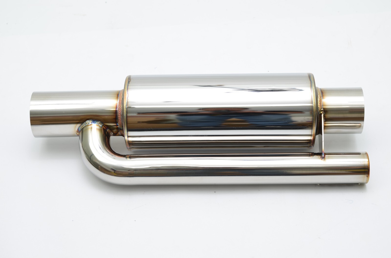 1320 Performance ultra quiet SHORT QW resonator muffler universal 3" inlet out