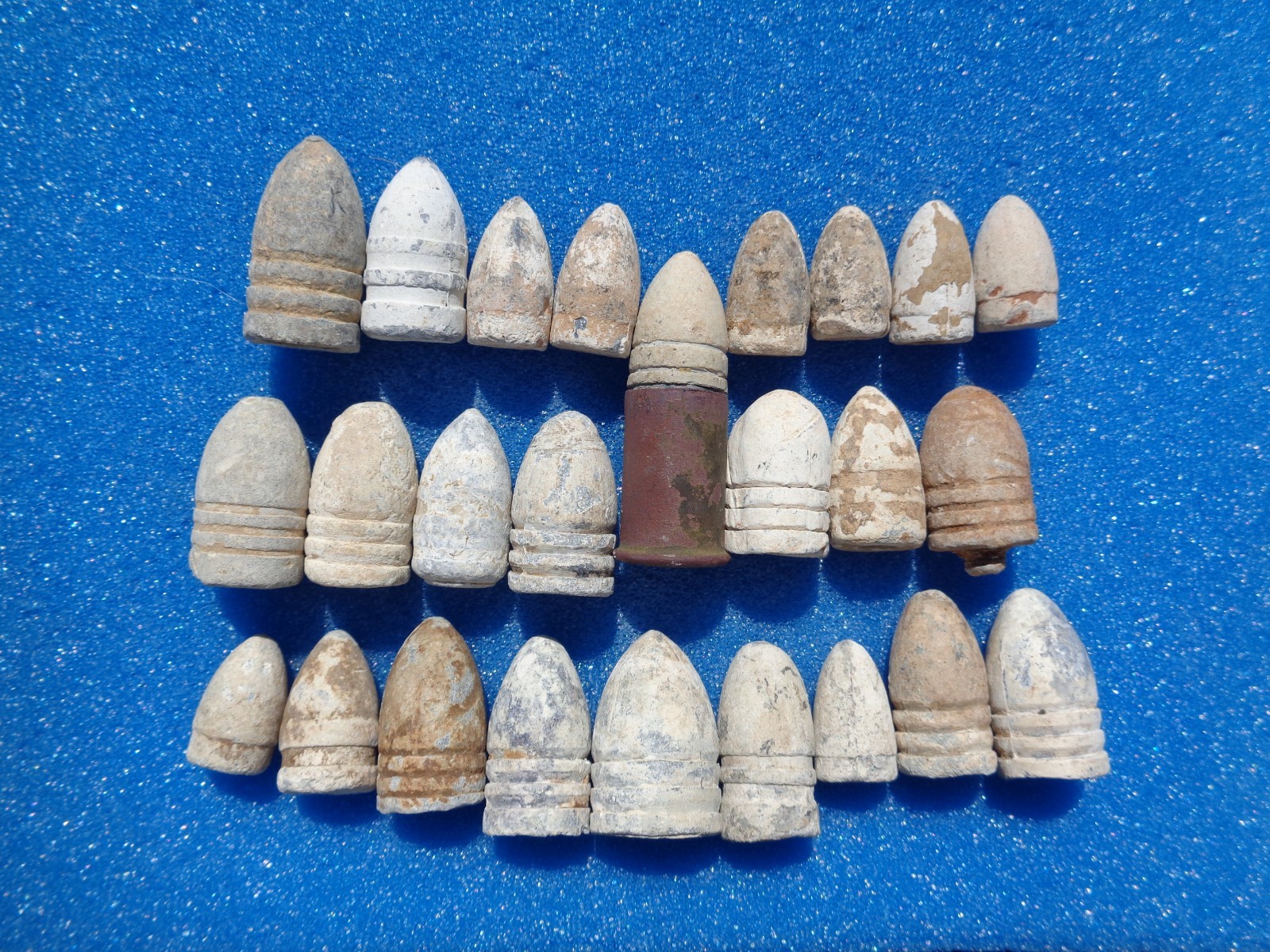 25 Civil War Confederate & Union Bullets recovered in North Georgia