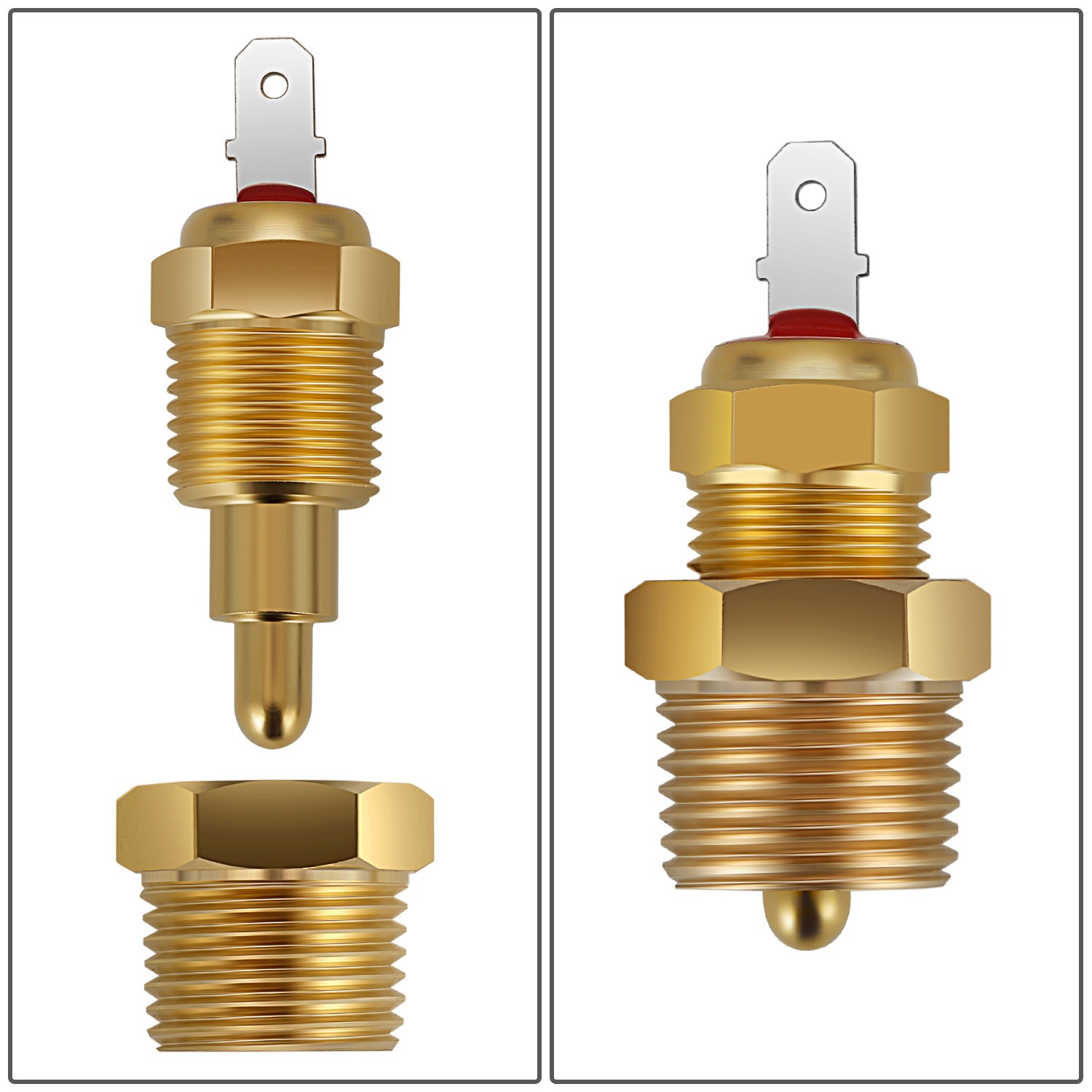 40 AMP Electric Radiator Cooling Fan Relay Kit Thermostat Temp Control Switch