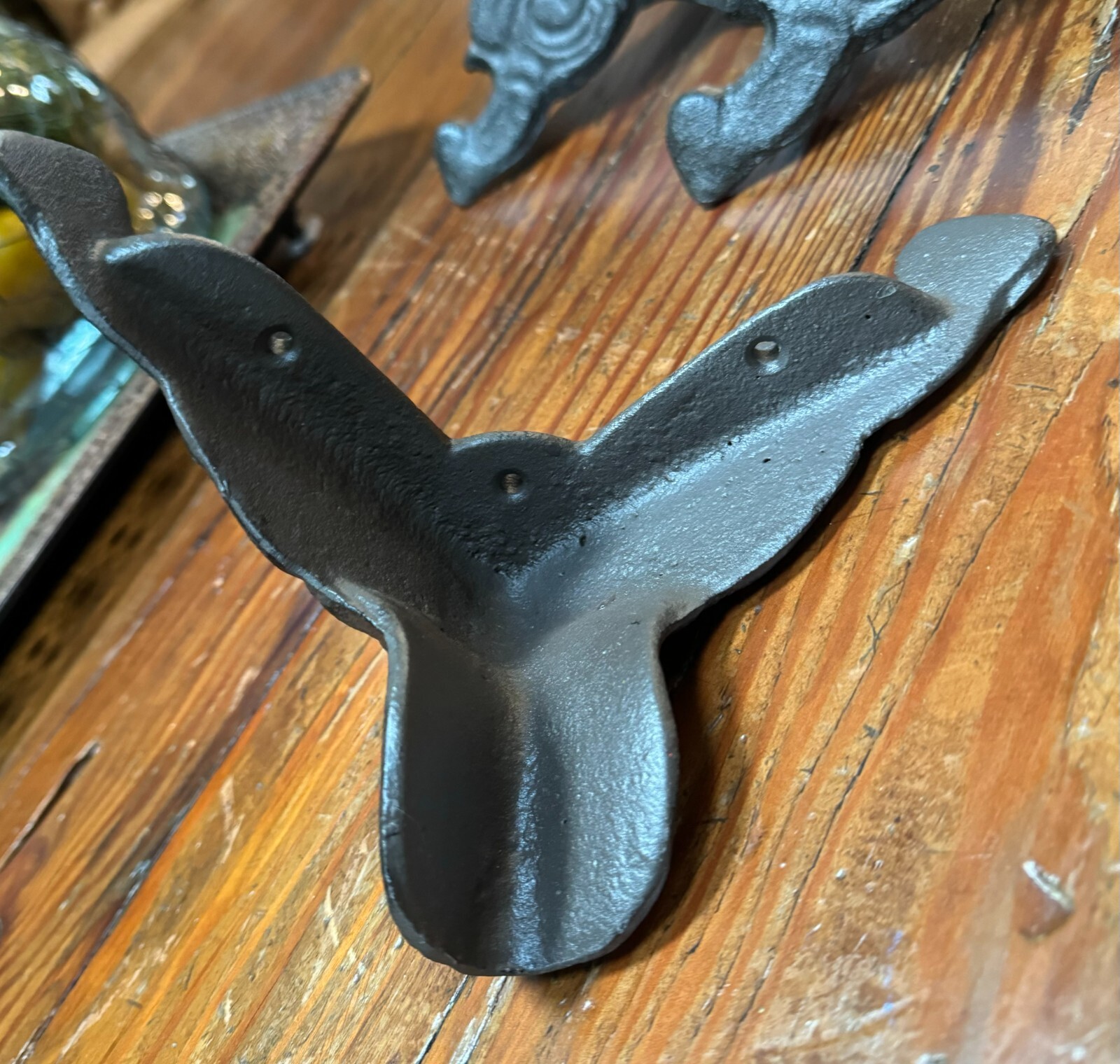 4; Furniture Legs 5.75" Cast Iron Metal Claw foot Tub Wood Stove Feet Salvage