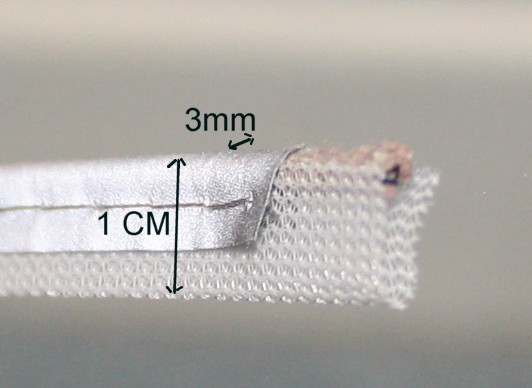 Silver Reflective Piping Fabric Strip Edging Braid Trim Sew On