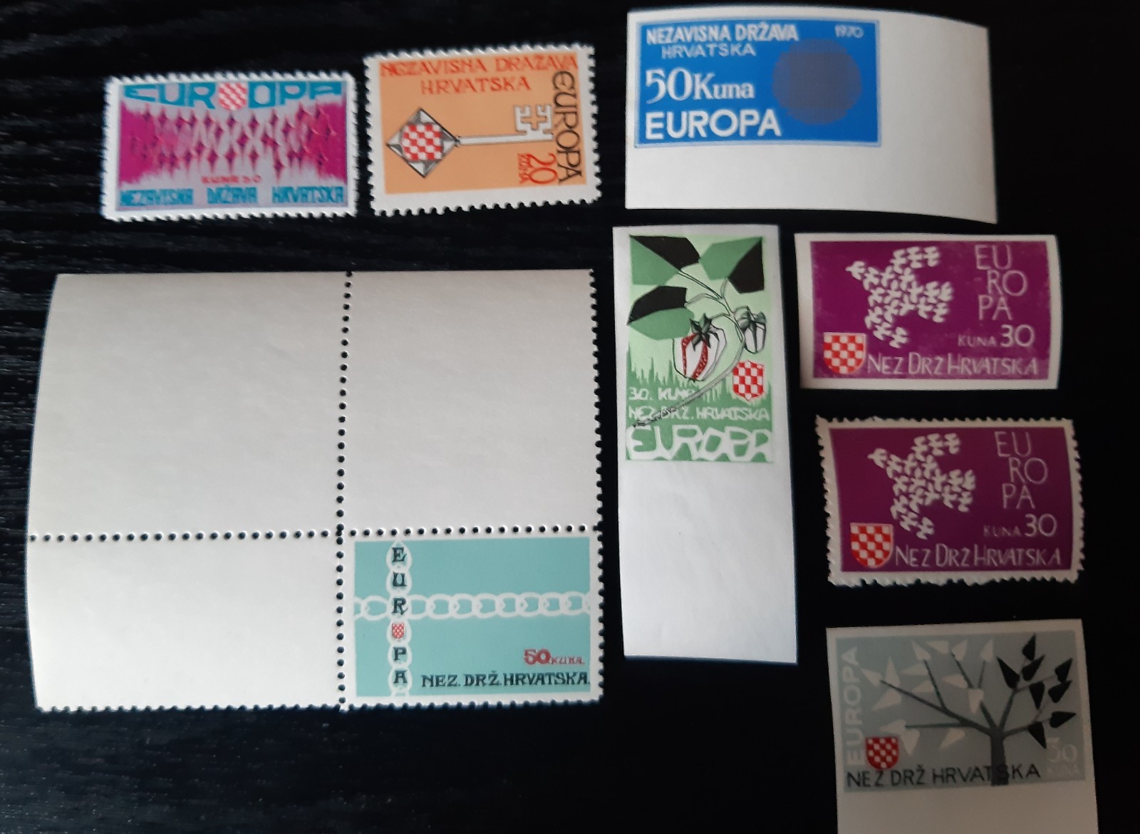 CROATIA. NDH EXILE EUROPA CEPT MNH