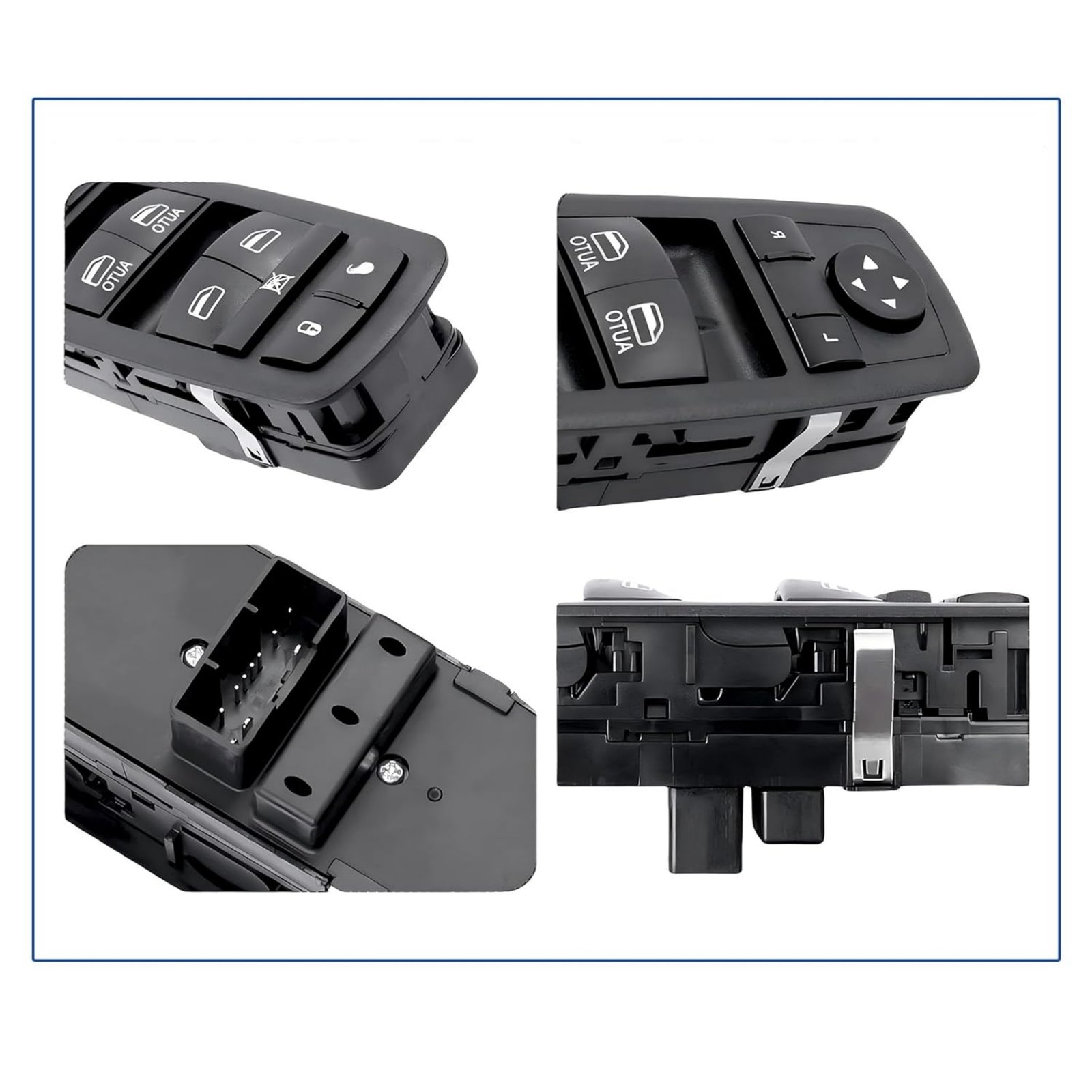 Power Window Master Switch for 2011–2019 Dodge Charger Driver Side Control