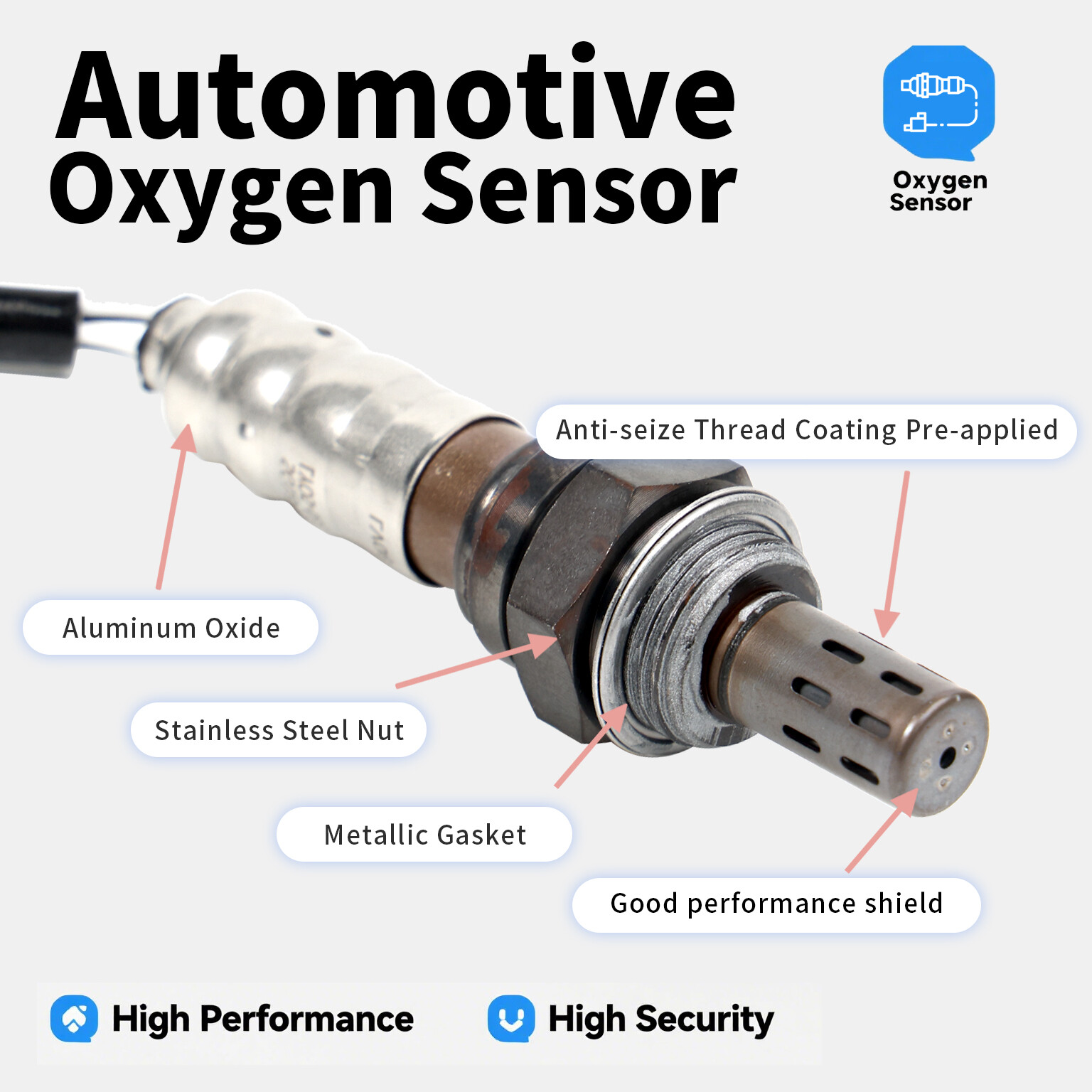 2PCS O2 Oxygen Sensor Up Or Downstream For Dodge Ram 1500 Stratus Charger OEM