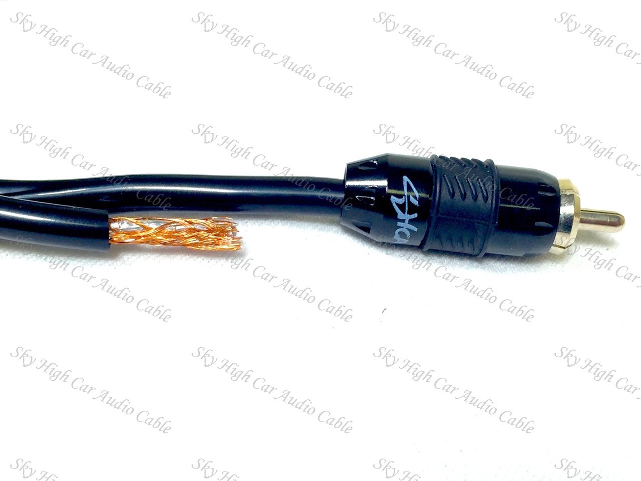 Sky High Car Audio Premium 1 Male to 2 Female RCA Splitter OFC Signal Noise 1M2F