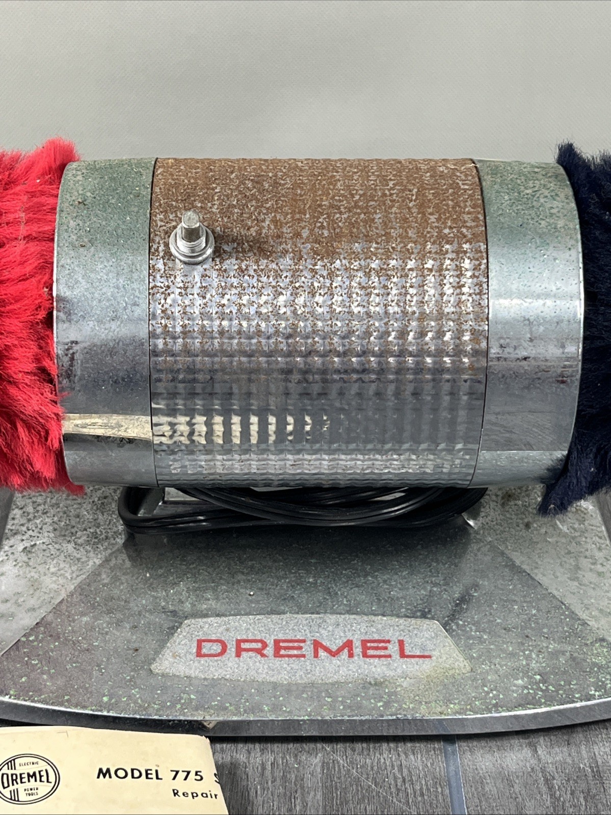 Vtg Dremel Model 775 Electric Double Shoe Boot Shiner Polisher Buffer - WORKS