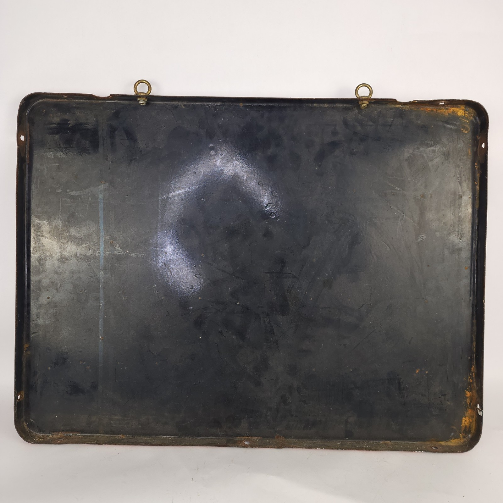 VTG Metal Train Station Sign - British Railways North Eastern PLATFORM 1 -24X18