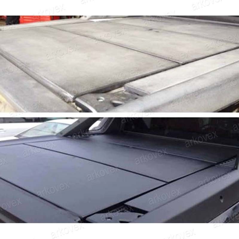 Black Plastic and Trim Restorer, 6.76oz 200ml , with 2x Sponge Applicator Kit