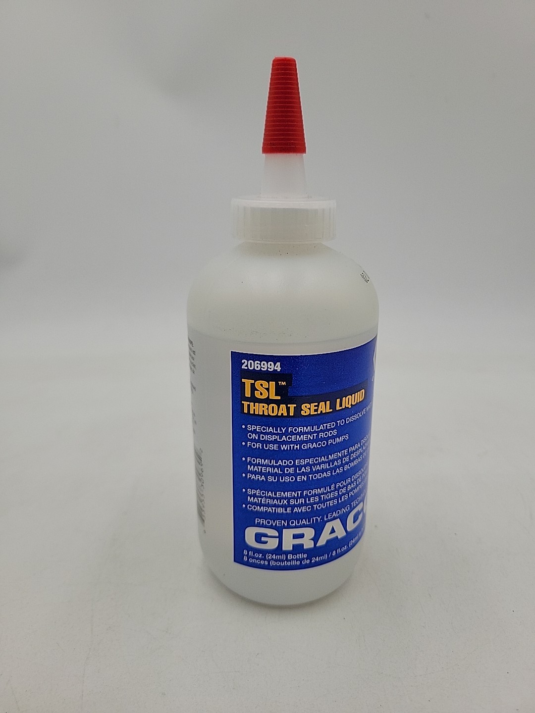 Graco 8 oz Pump Sprayer Throat Seal Liquid for Airless Paint Spraying 206994