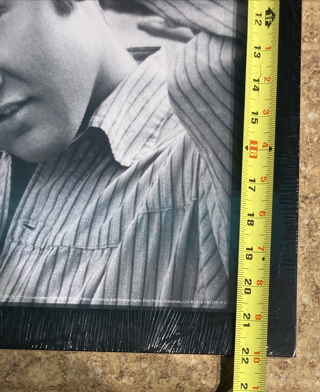 2 American Crew Elvis Presley Advertisements Framed