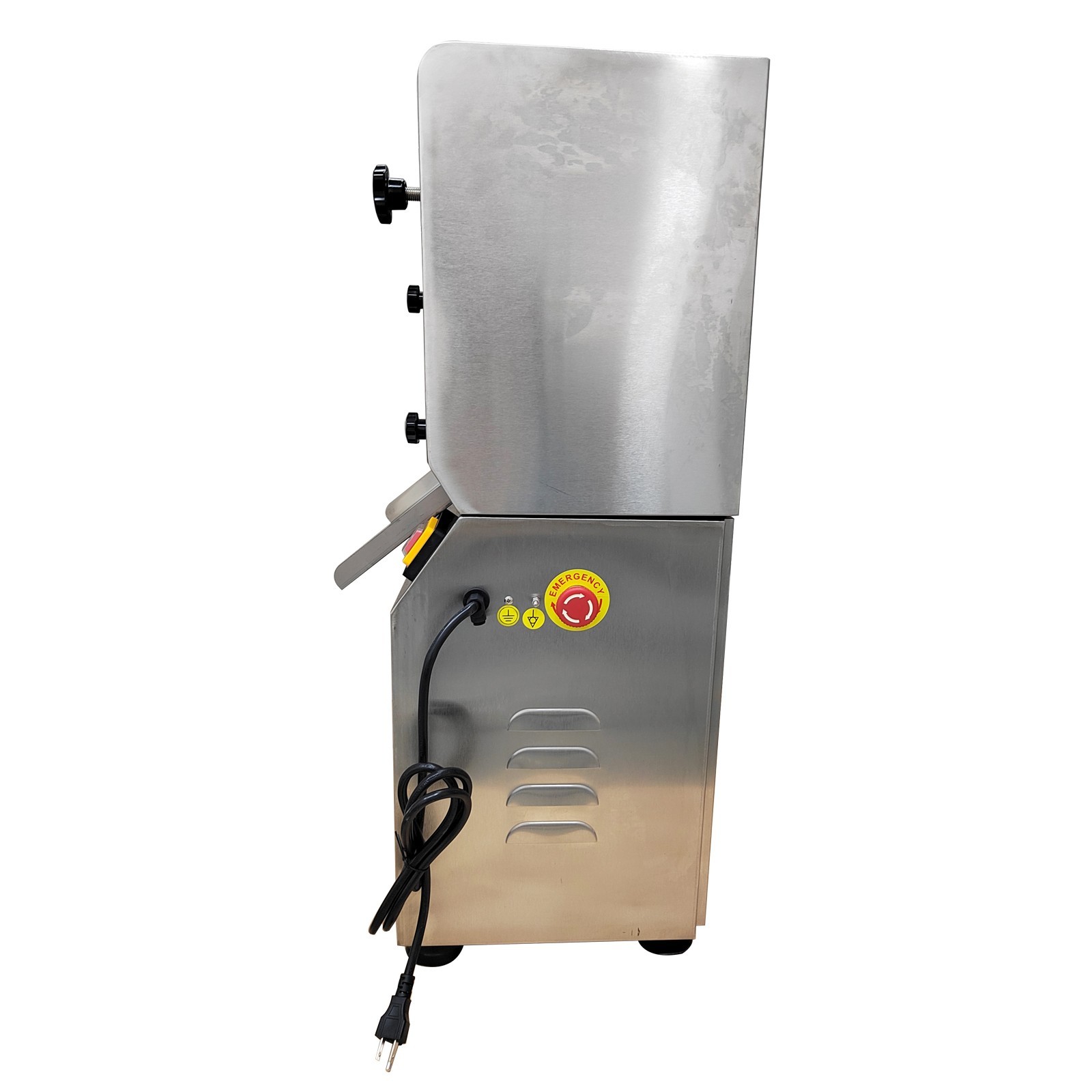 USED! 110V 2.2KW 1.5mm Electric Dough Roller Noodles Maker Dumplings Sheet Maker