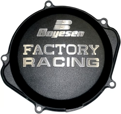 Boyesen Factory Clutch Cover - Black Motorcycle ATV/UTV Dirt Bike CC-06B 277638