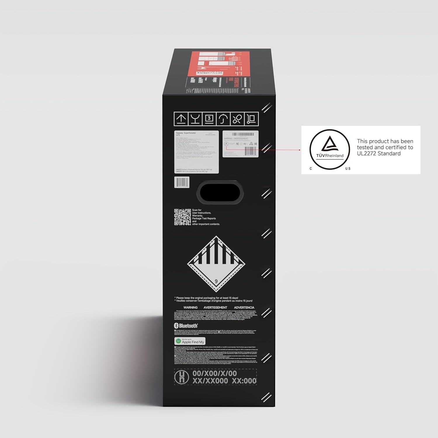 Segway SuperScooter GT3, 31 MPH w/ 45-Mile Range, 2400W Peak Motor, NEW IN BOX