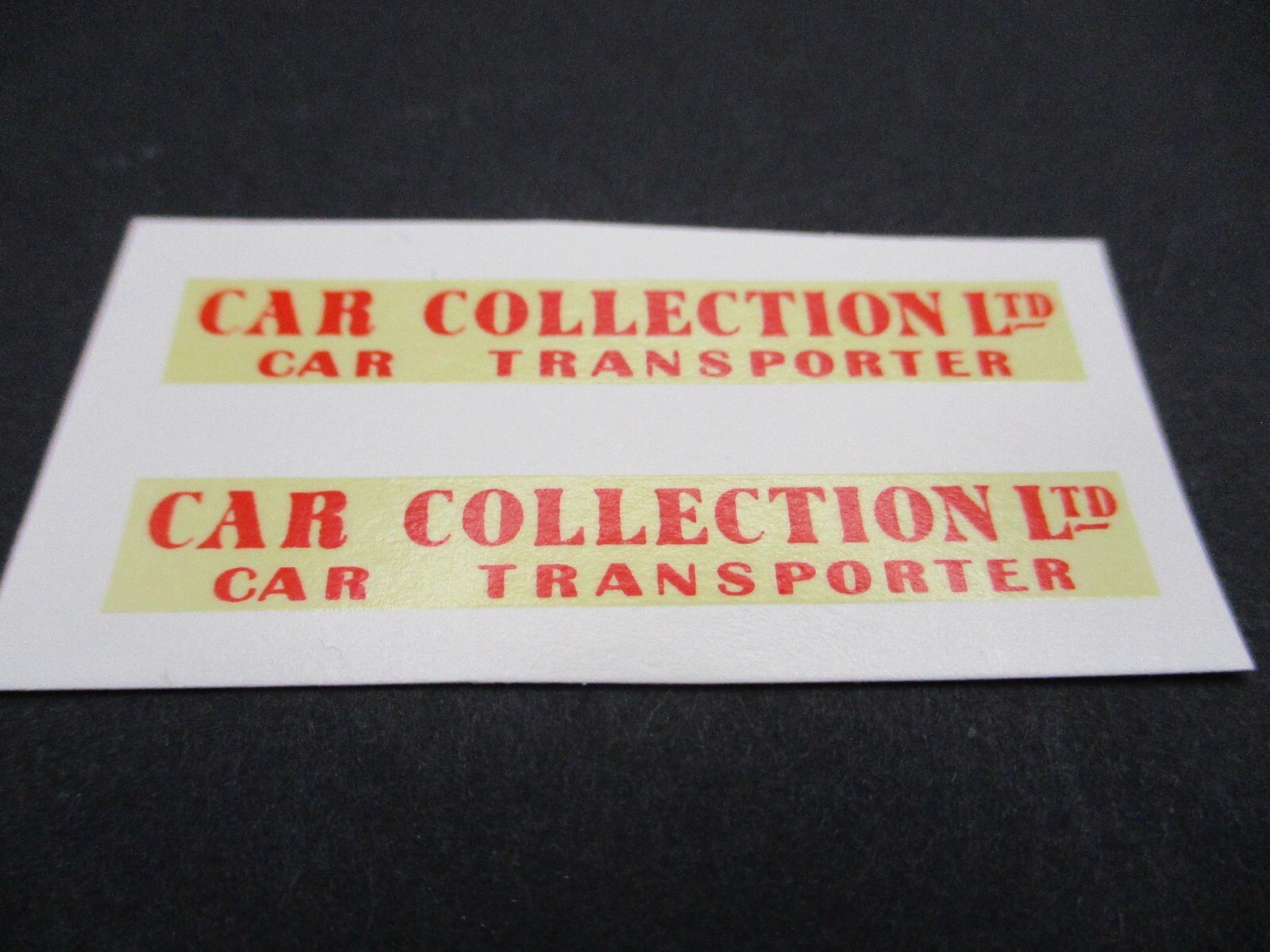 MATCHBOX TOY REPLACEMENT DECALS MADE IN THE U.K. YOU PICK FROM THE LONG LIST