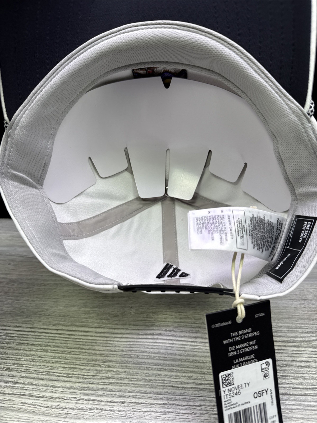 Adidas Golf Hat SnapBack Rope Cap White Youth New With Tags NWT OSFY