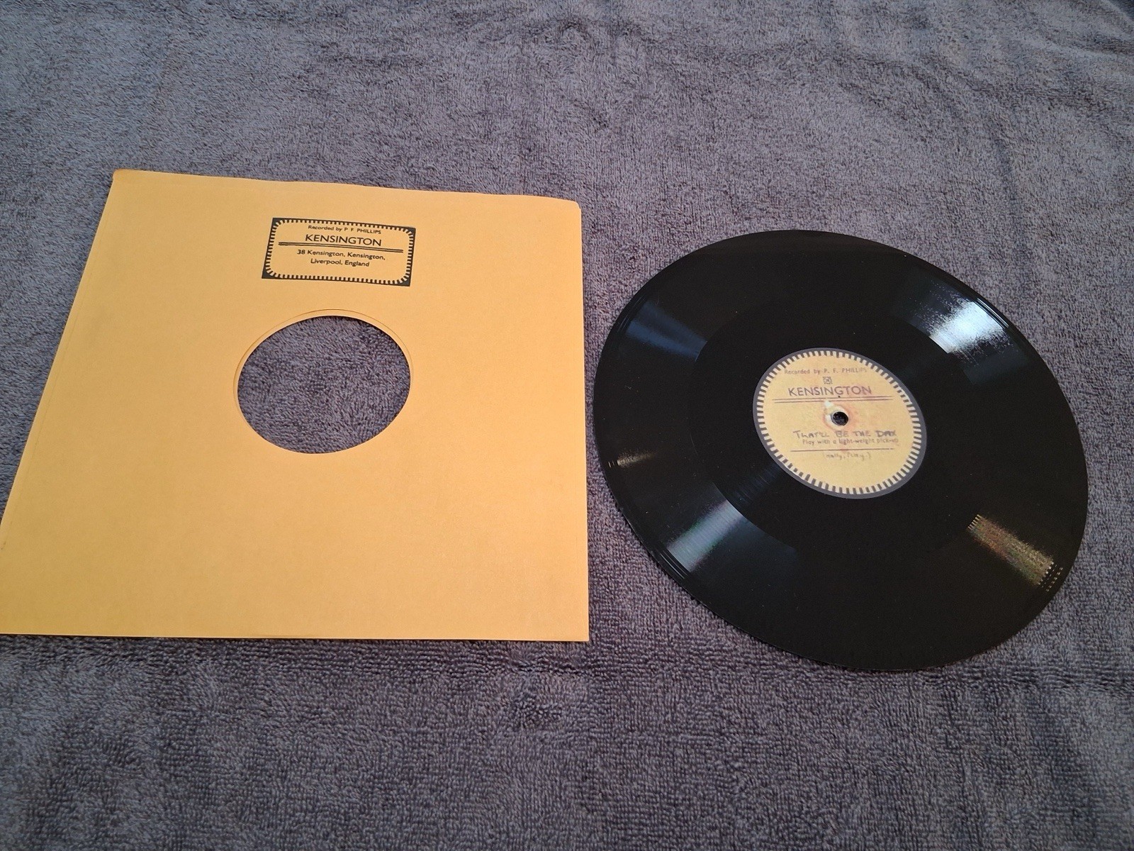 THE QUARRYMEN / (EARLY BEATLES) / ORIGINAL 78 DISC RECORDING / REPLICA